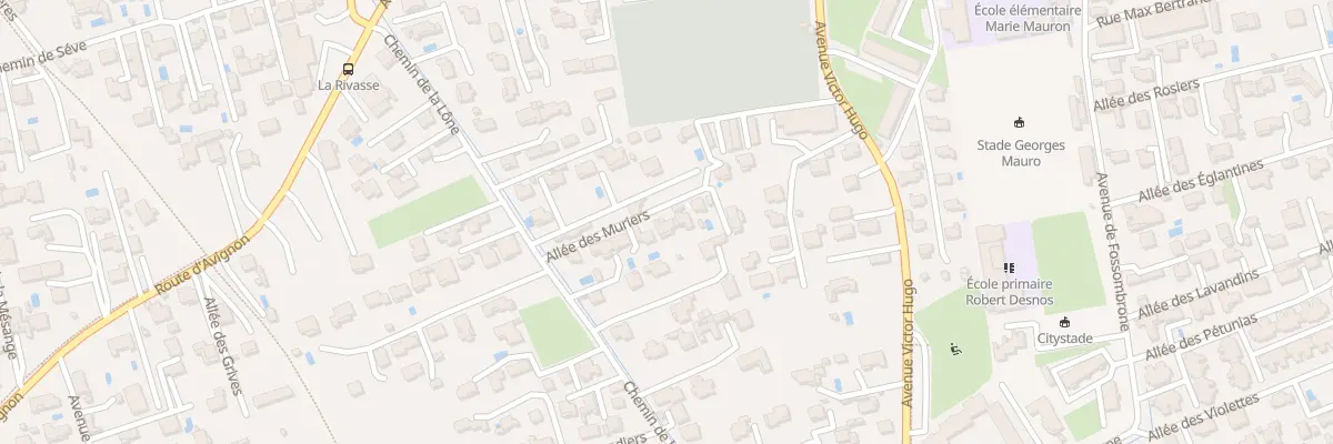 Plan du 90 All des Muriers à Entraigues-sur-la-Sorgue