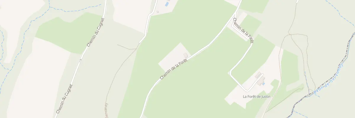 Plan du 731 Che de la Forêt à Villette-de-Vienne