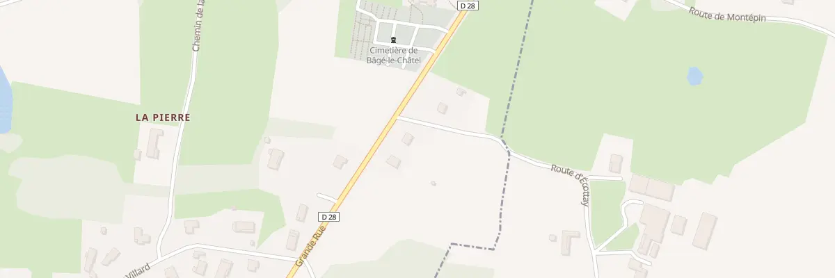 Plan du 1592 Gr Grande Rue à Saint-André-de-Bâgé