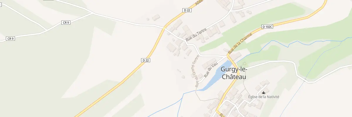Plan du 21 Rue du Tertre à Gurgy-le-Château