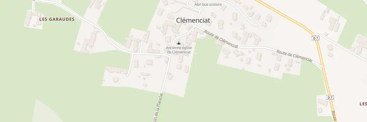 Plan du 251 Rte des Garaudes à L’Abergement-Clémenciat