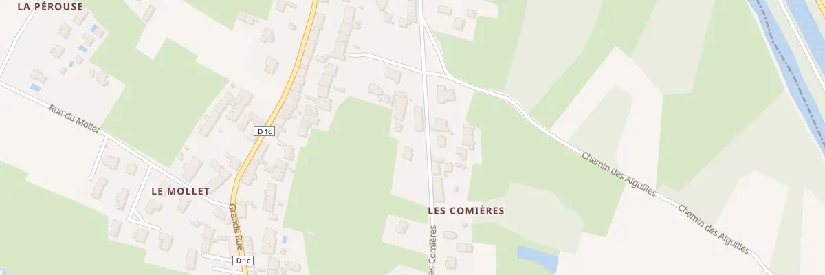 Plan du 5000 Rte des Comieres à Reyssouze