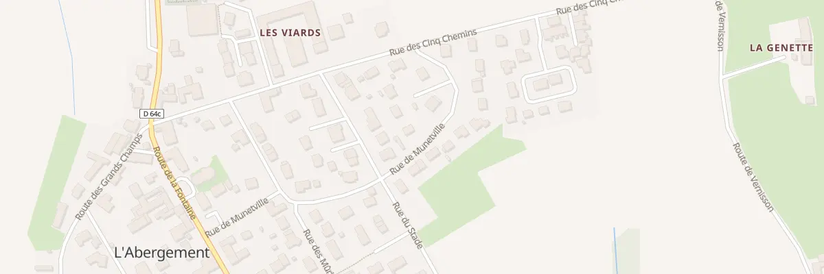 Plan du 307 Rue de Munetville à L’Abergement-Clémenciat