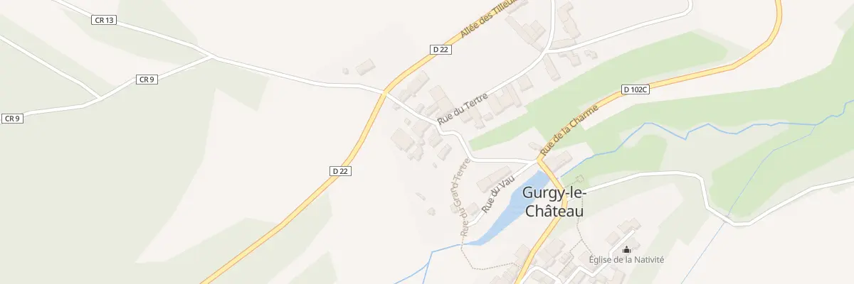 Plan du 19 Rue du Tertre à Gurgy-le-Château