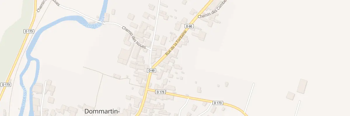 Plan du 10 Rue de la Fontaine à Dommartin-le-Saint-Père