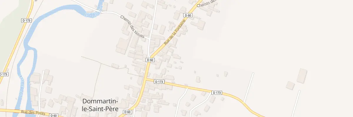 Plan du 6 Rue de la Fontaine à Dommartin-le-Saint-Père