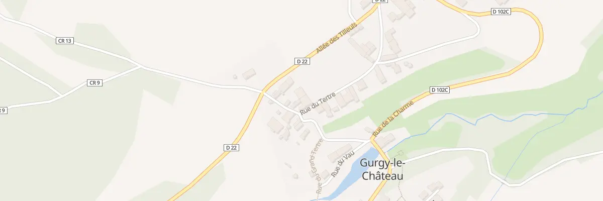 Plan du 4 Rue du Tertre à Gurgy-le-Château