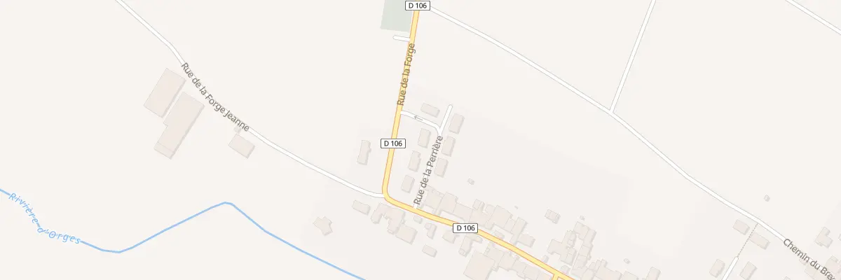 Plan du 5 Rue de la Perriere à Orges