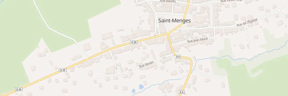 Plan du 25 Rue Jean Baptiste Clément à Saint-Menges