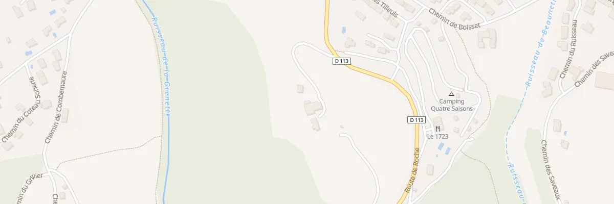 Plan du 5235 Boisset à Grane
