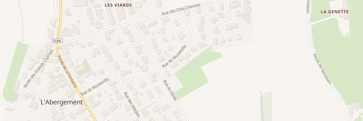 Plan du 288 Rue de Munetville à L’Abergement-Clémenciat