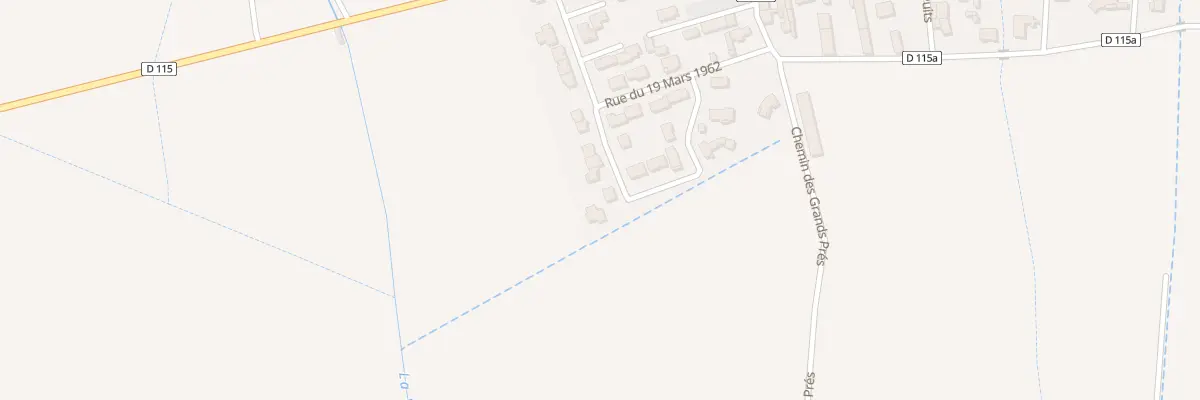 Plan du 11 Rue du 19 Mars 1962 à Chavannes
