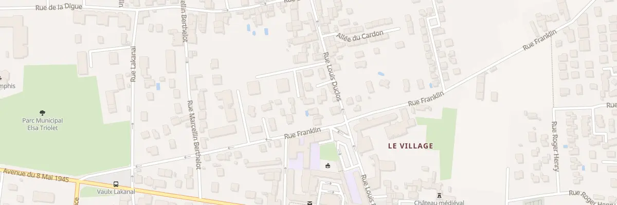Plan du 17 Rue Louis Duclos à Vaulx-en-Velin