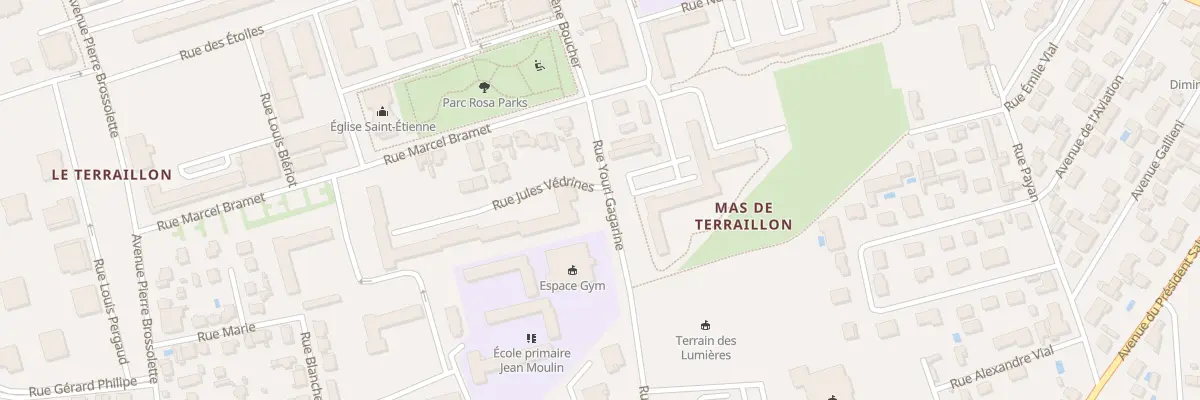 Plan du 27 Rue Nungesser et Coli à Bron