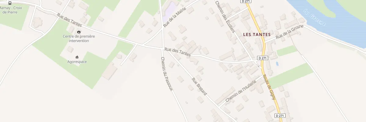 Plan du 16B Rue des Tantes à Marnay