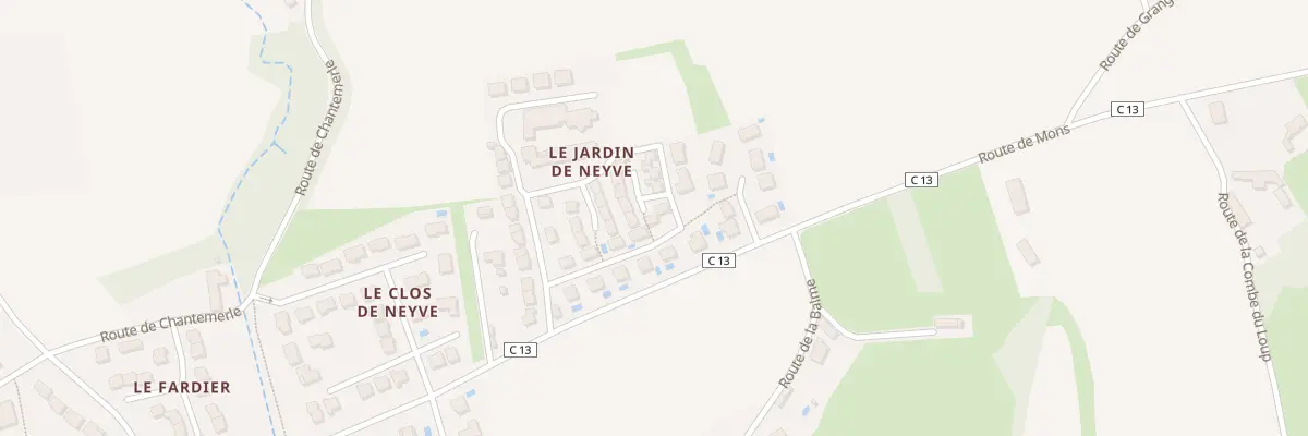 Plan du 5282 Rte de Mons à Serpaize