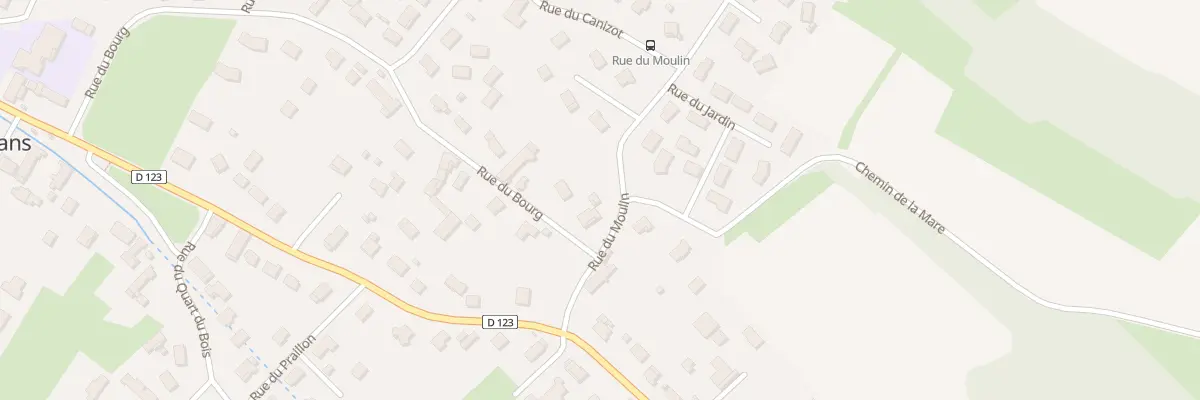 Plan du 3 Rue du Moulin à Lans