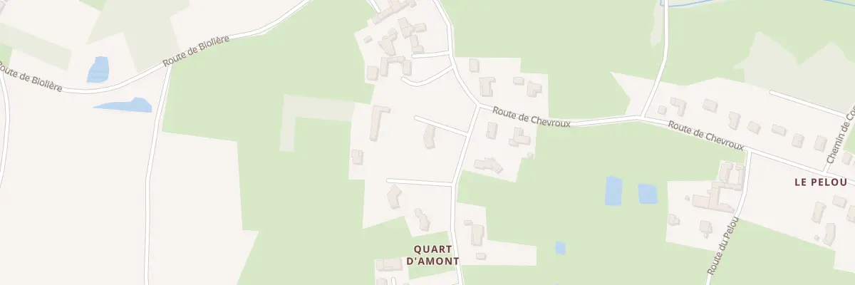 Plan du 36 Rte du Quart d’Amont à Ozan