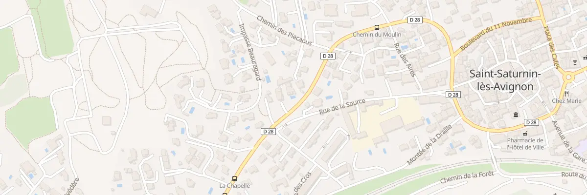 Plan du 386 Rte d’Avignon à Saint-Saturnin-lès-Avignon