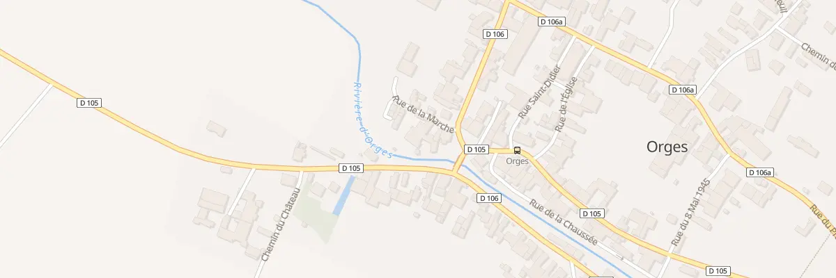 Plan du 8 Pl du Pont à Orges