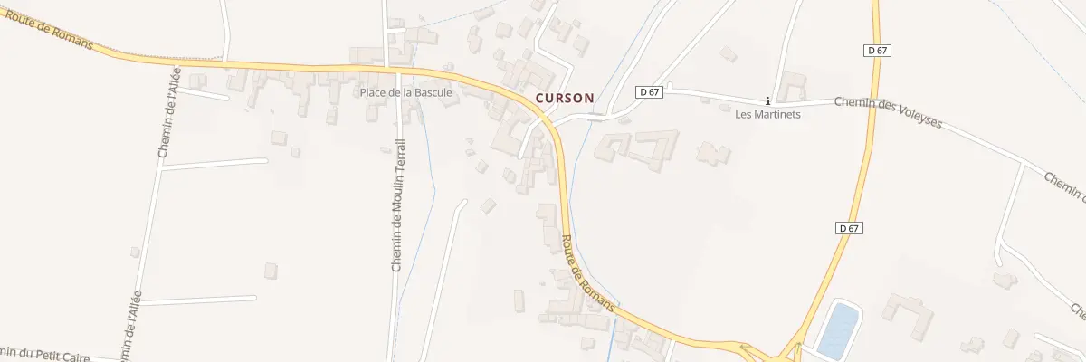 Plan du 620 Rte de Romans à Chanos-Curson