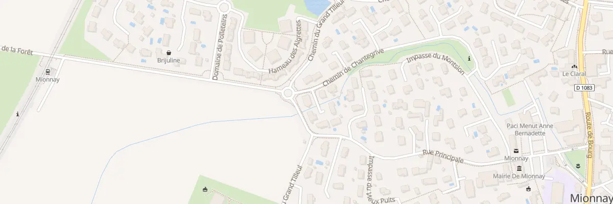 Plan du 1 Imp des Écureuils à Mionnay