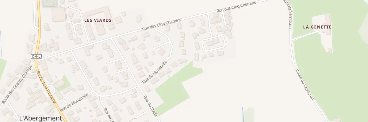 Plan du 358 Rue de Munetville à L’Abergement-Clémenciat