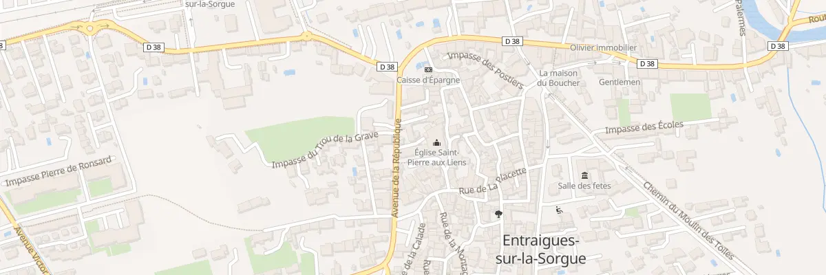 Plan du 246 Av de la République à Entraigues-sur-la-Sorgue