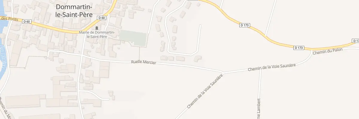Plan du 22 Lot de la Croix des Hayes à Dommartin-le-Saint-Père