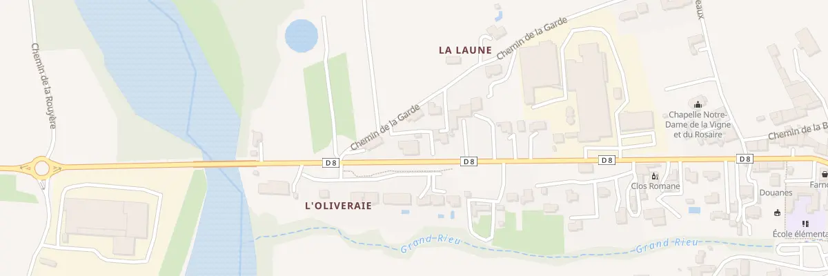 Plan du 9003 Che de la Garde à Cairanne