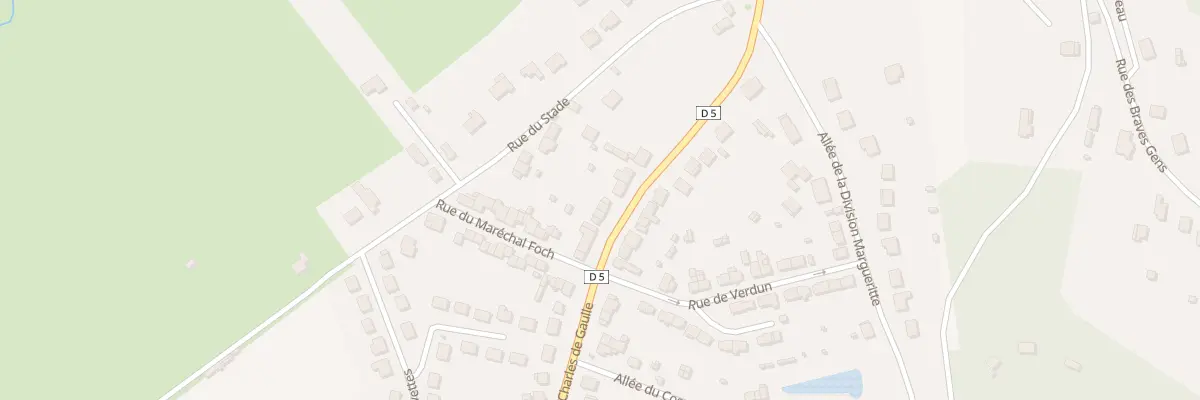Plan du 42 Rue Charles de Gaulle à Floing