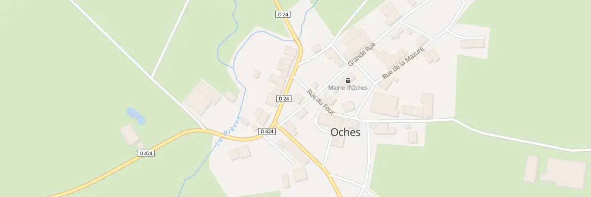 Plan du 2 Rue La Grande Rue à Oches