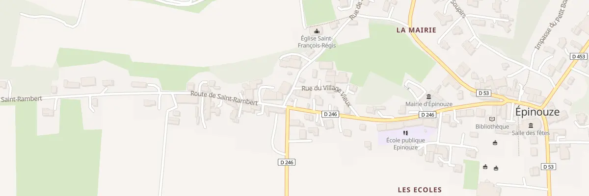 Plan du 370 Rue de la Mairie à Épinouze