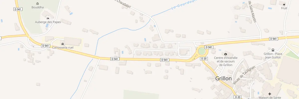 Plan du 5538 La Gare à Grillon