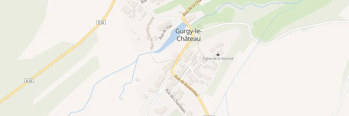 Plan du 11 Rue du Bourg à Gurgy-le-Château
