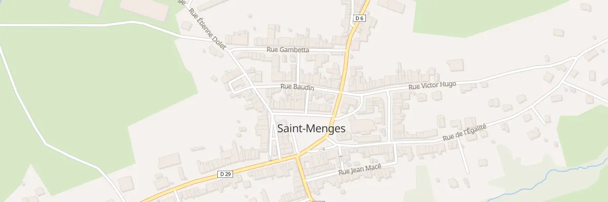 Plan du 3 Rle du Quatre Septembre à Saint-Menges