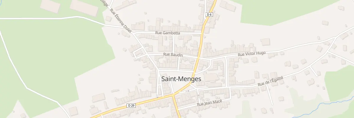 Plan du 5 Rue Baudin à Saint-Menges