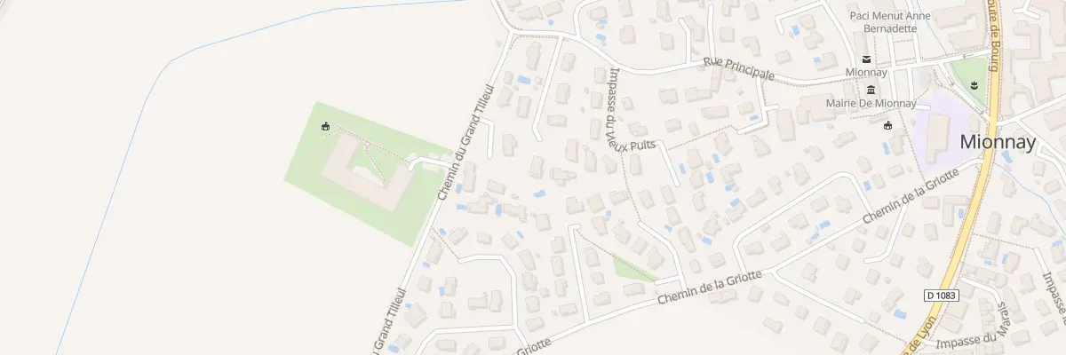 Plan du 1 Imp le Colombier à Mionnay