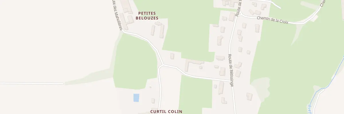 Plan du 230 Rte des Maholières à Biziat