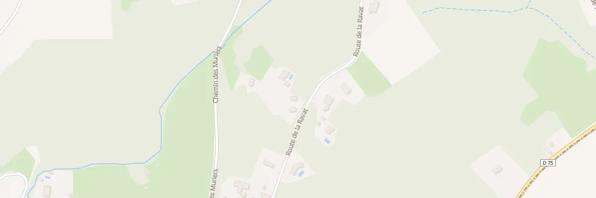 Plan du 5016 Rte de la Ravat à Serpaize