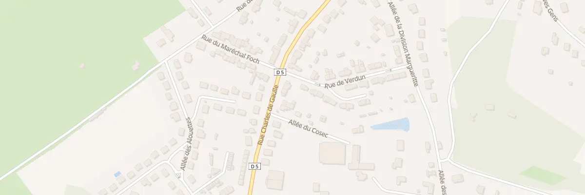 Plan du 39 Rue Charles de Gaulle à Floing