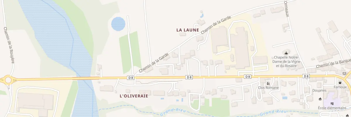 Plan du 335 Che de la Garde à Cairanne