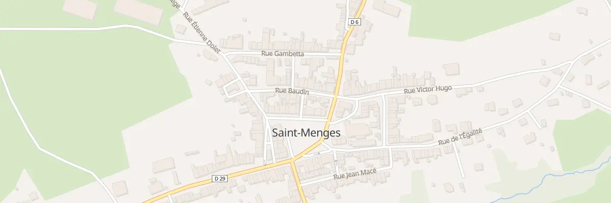 Plan du 3 Rue Baudin à Saint-Menges