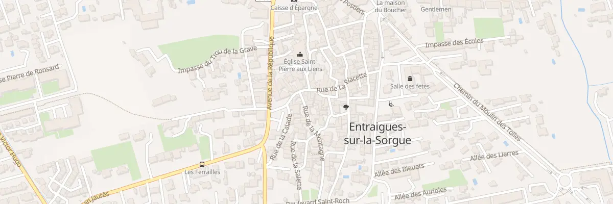 Plan du 170 Rue de la Montagne à Entraigues-sur-la-Sorgue