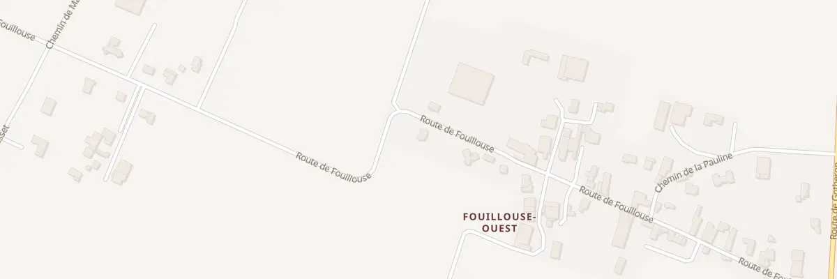 Plan du 750 Rte de Fouillouse à Châteauneuf-sur-Isère