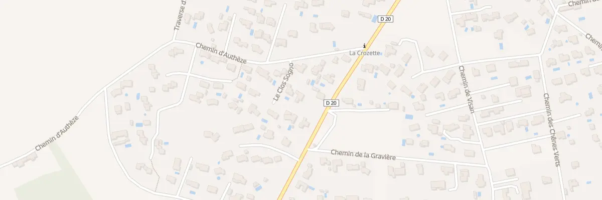 Plan du 6127 Che d’Autheze à Grillon