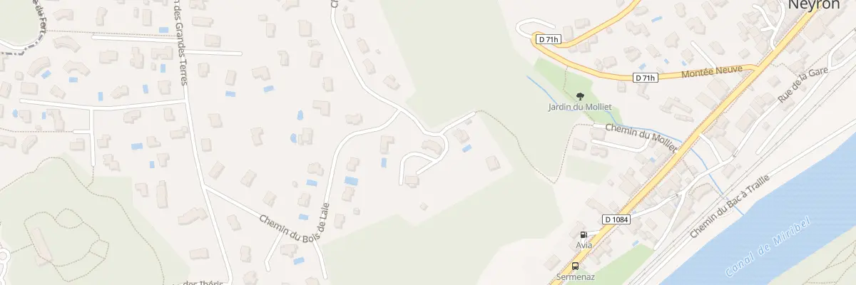 Plan du 90A Che de Sermenaz à Neyron