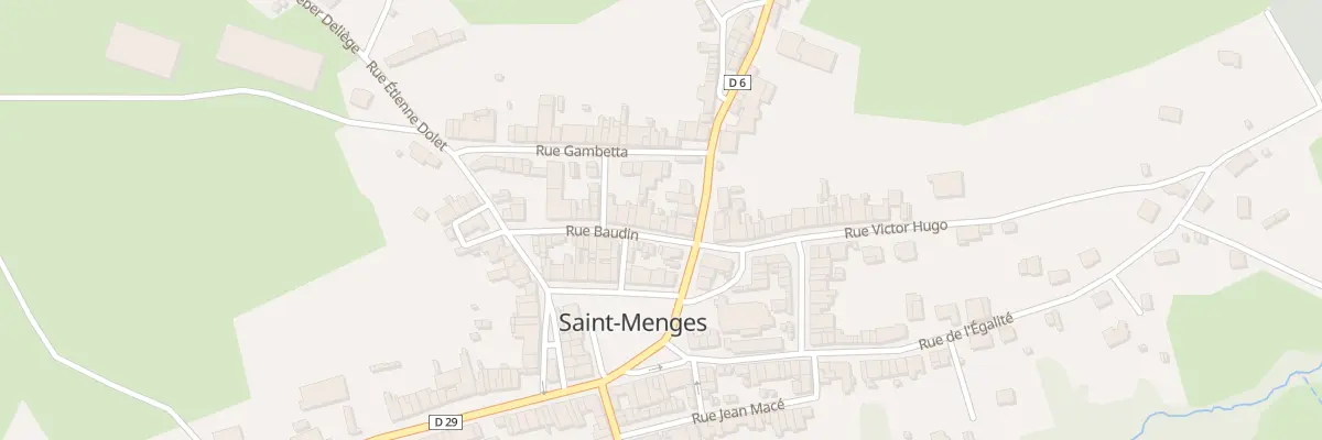 Plan du 10 Rue Baudin à Saint-Menges
