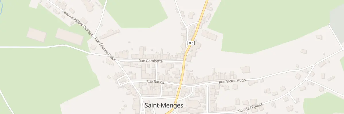 Plan du 6 Rue Gambetta à Saint-Menges