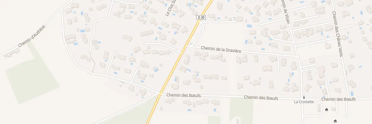 Plan du 5894 La Croisette à Grillon